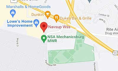 NAVSUP Headquarters Map Image Link